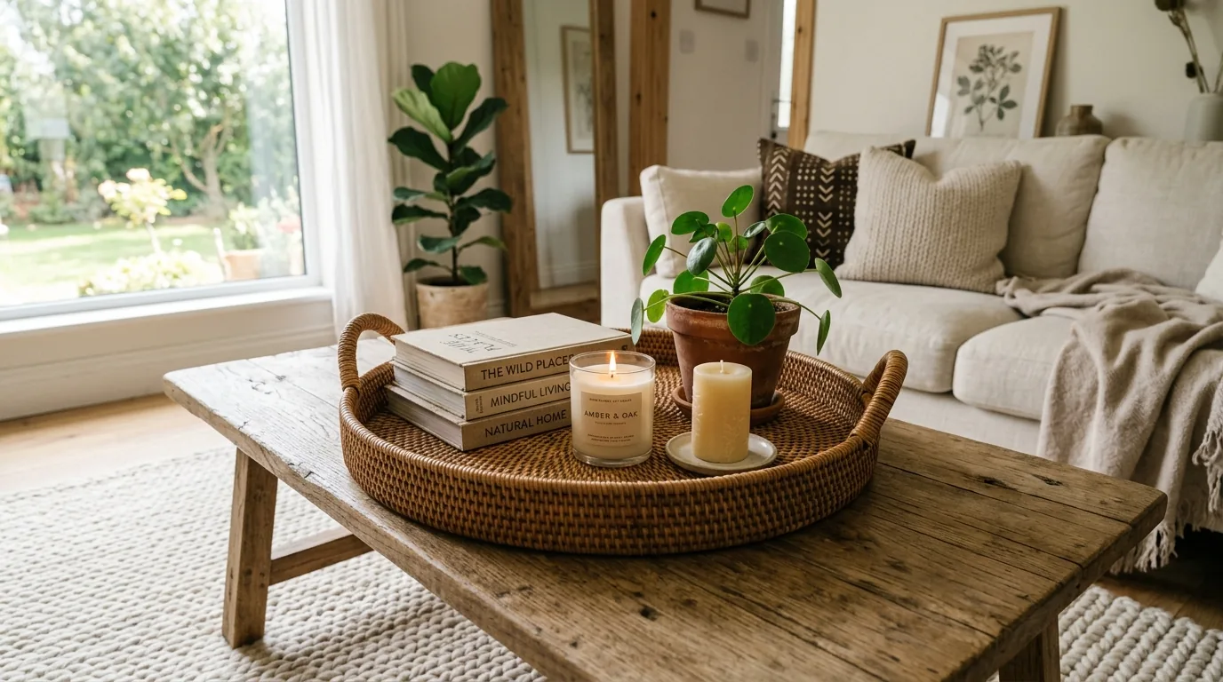 Include coasters so the tray stays practical